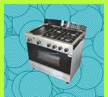 Cocina Industrial Depaolo 13951 Acero 4 Hornallas + Plancha